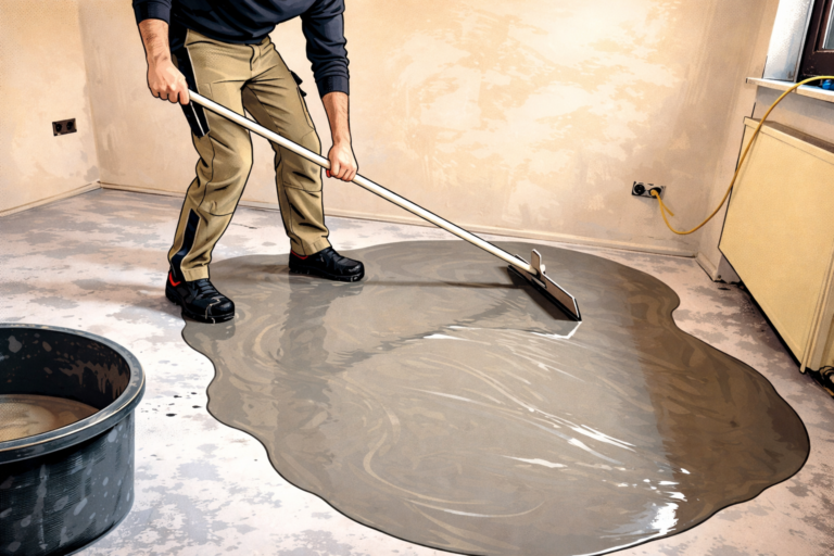 Boden nivellieren mit Ausgleichsmasse: So machst du es beim ersten Mal richtig