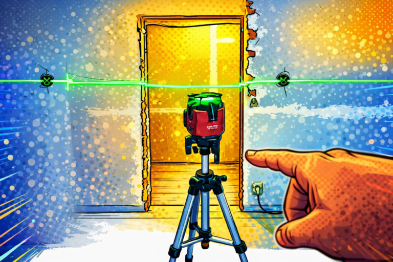 Meterstrich im Altbau selber machen – Anleitung für eine genaue Höhenmarkierung