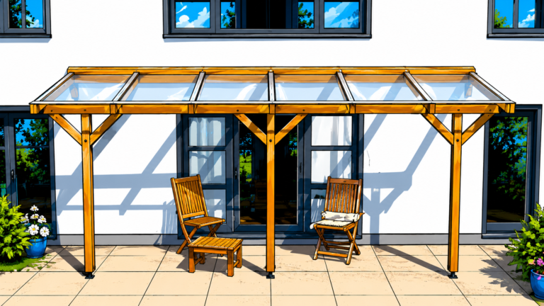 Terrasse selber überdachen